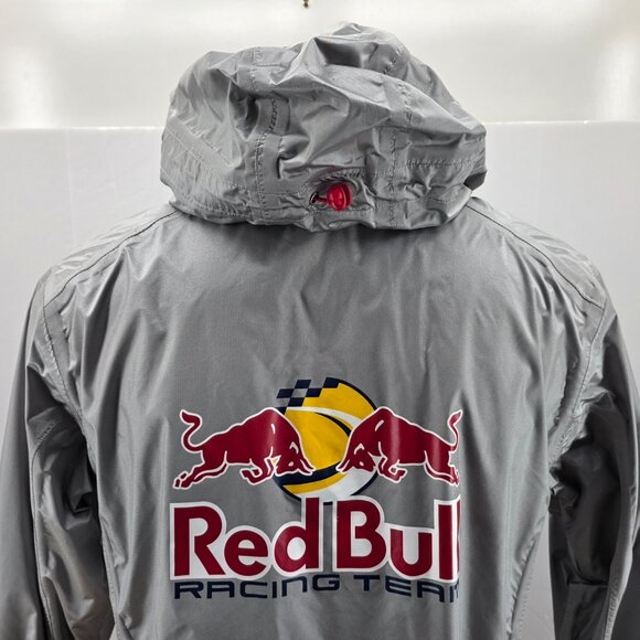 Puma Red Bull Racing Team Rain Silver Vintage Jacket Men’s Sz Medium - Picture 4 of 15